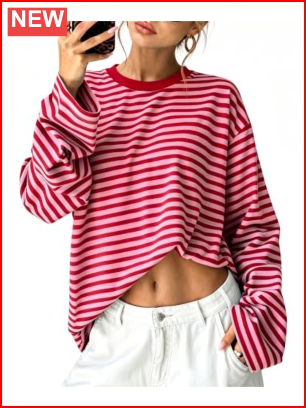 Oversized Long Sleeve T-Shirt Fall Fashion